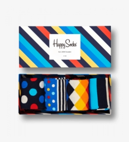 Stripe Gift Box Happy Socks, HD Png Download, Transparent PNG