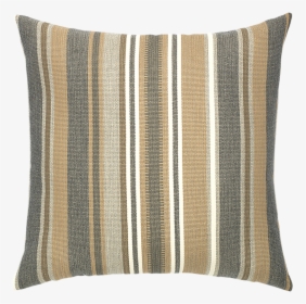 Outdoor Pillows Elaine Smith Pillows Grigio Stripe - Pillow, HD Png Download, Transparent PNG