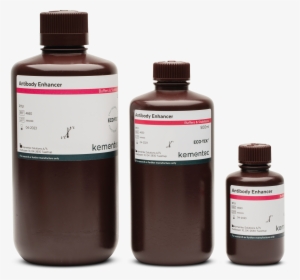 Three Brown Laboratory Bottles In Different Sizes With, HD Png Download, Transparent PNG
