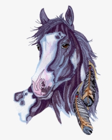 Horse Embroidery Design, HD Png Download, Transparent PNG