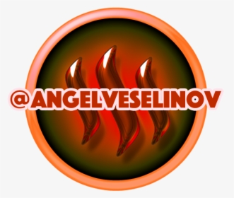 No4 Steemit Icon Giveaway Angelveselinov Redorange - Circle, HD Png Download, Transparent PNG