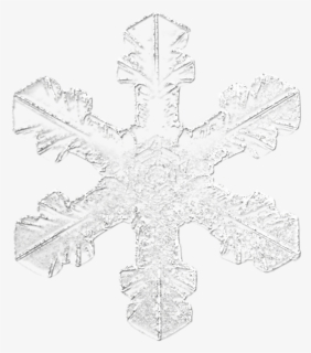 Ice Crystal Frozen Snowflakefreetoedit - Line Art, HD Png Download, Transparent PNG