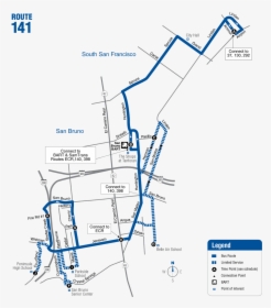 141 Map - 141 Bus Route London Map, HD Png Download, Transparent PNG