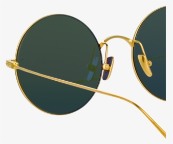 Zaha Round Sunglasses In Yellow Gold - Circle, HD Png Download, Transparent PNG
