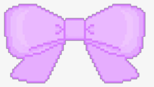 #pixel #bow #kawaii #purple - Pink Bow Transparent Pixel, HD Png Download, Transparent PNG