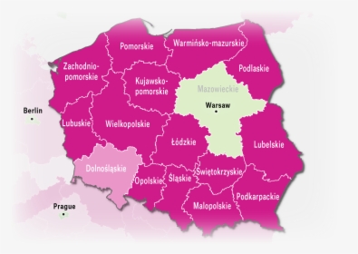Województwa W Polsce, HD Png Download, Transparent PNG