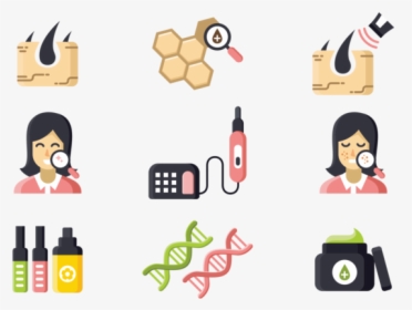 Dermatology Icons Vector - Dermatologist Icon, HD Png Download, Transparent PNG