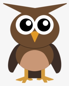Owl Drawing Bird - Draw Owl In Illustrator, HD Png Download, Transparent PNG