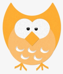 Cute Owl Silhouette Clip Art - Owl, HD Png Download, Transparent PNG