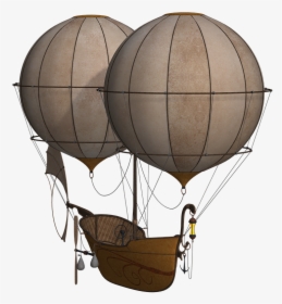 Steampunk Hot Air Balloon Png, Transparent Png, Transparent PNG