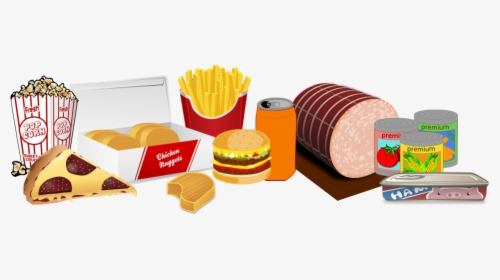Food Processing Junk Food Fast Food Processed Cheese - Fast Food Clipart Transparent, HD Png Download, Transparent PNG