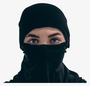 Muslim Woman Wearing Black Mask, HD Png Download, Transparent PNG
