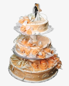 Grab And Download Wedding Cake Png Image - Трехэтажный Свадебный Торты, Transparent Png, Transparent PNG