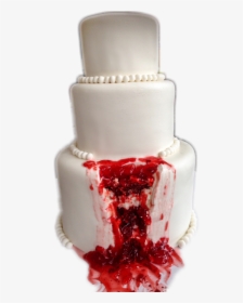 Bloody Halloween Wedding Cake, HD Png Download, Transparent PNG
