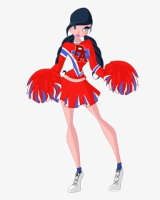 Cheerleading Clipart Base - Winx Club Cheerleader, HD Png Download, Transparent PNG