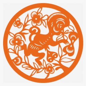Chinese Zodiac Monkey Red, HD Png Download, Transparent PNG