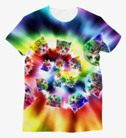 Cat Tie Dye Poster, HD Png Download, Transparent PNG