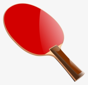 Ping Pong Bat - Clipart Tennis Bat, HD Png Download, Transparent PNG