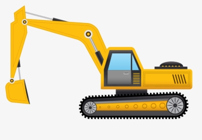 Png Library Library Excavator Clipart Transparent - Excavator Clipart Png, Png Download, Transparent PNG