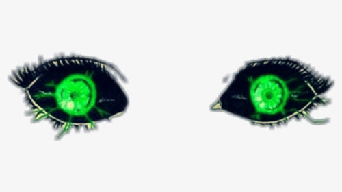 #eyes #green #horror #scary #sticker #fte #picsartpassion - Background Horror Png For Picsart, Transparent Png, Transparent PNG