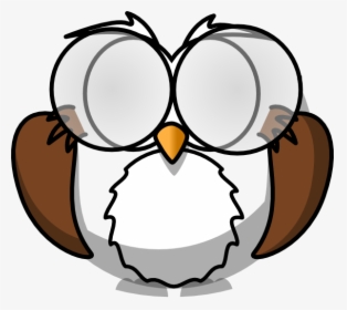 This Free Clipart Png Design Of Owl With Glasses Clipart - High Resolution Coloring Book, Transparent Png, Transparent PNG