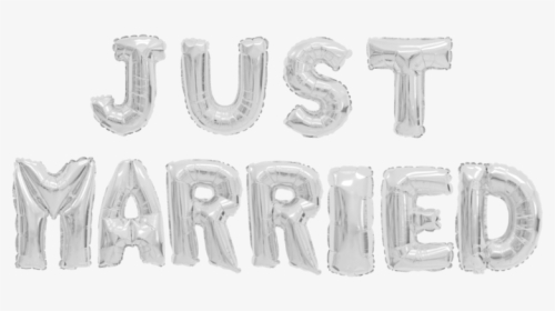 Ballon Drawing Just Married - Sketch, HD Png Download, Transparent PNG