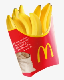 #banana #bananas #🍌 #fries #friese #mcdonalds #mcdonald - Medium Mcdonalds Fries Uk, HD Png Download, Transparent PNG