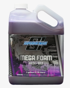 Mega Foam Wash Wax - Water Bottle, HD Png Download, Transparent PNG