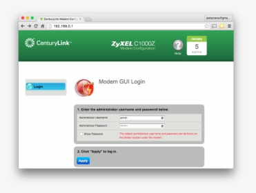 Change Password Wifi Centurylink, HD Png Download, Transparent PNG