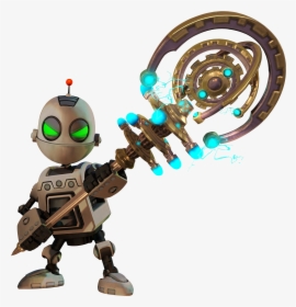 Clank Wiki - Ratchet And Clank A Crack In Time Clank, HD Png Download, Transparent PNG