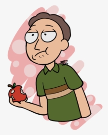 Thumb Image - Jerry Rick And Morty Fanart, HD Png Download, Transparent PNG