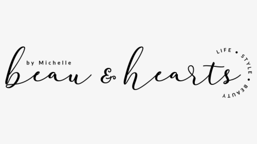 Beau & Hearts - Calligraphy, HD Png Download, Transparent PNG