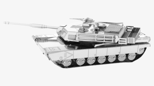 Metal Earthe Tanks M1 Abrams Tank - M1 Abrams Tank Metal Earth, HD Png Download, Transparent PNG