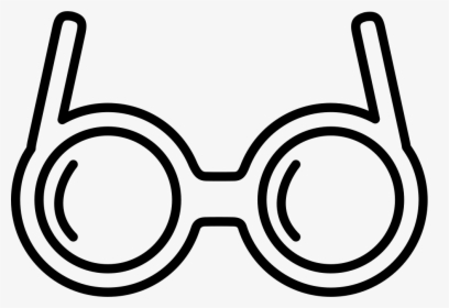 Eyeglasses Circular Shape Outline - Очки Иконка Пнг, HD Png Download, Transparent PNG