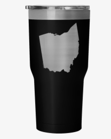 Ohio State Shape Outline White 30 Ounce Vacuum Tumbler - Paper, HD Png Download, Transparent PNG