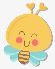 #cute #bee #emoji #yellow #ftestickers #freetoedit - Miss Kate Cuttables Bee, HD Png Download, Transparent PNG