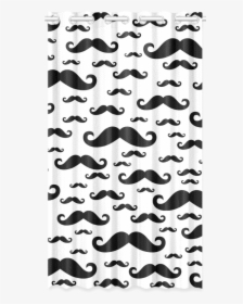 Black Handlebar Mustache / Moustache Pattern New Window - Moustache, HD Png Download, Transparent PNG