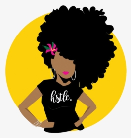 Black Hair Stylist Clipart, HD Png Download, Transparent PNG
