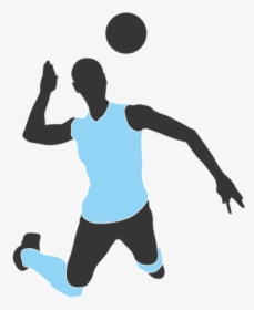 Volleyball Player Png Image - Volleyball Serve Illustration, Transparent Png, Transparent PNG