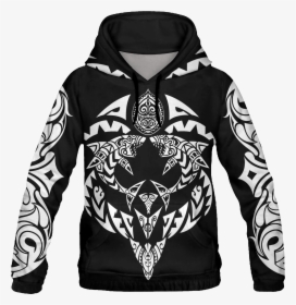 Mens Sublimation Hoodie Front A Bac A Png Tribal Design - Hoodie, Transparent Png, Transparent PNG