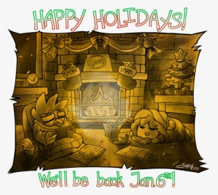 000berds&nerds Happyholidays Seeyounextyear - Illustration, HD Png Download, Transparent PNG