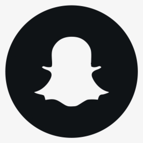 Black Snapchat Logo, HD Png Download, Transparent PNG