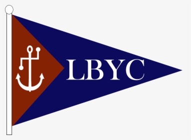 Burgee On Pole - Long Beach Yacht Club, HD Png Download, Transparent PNG