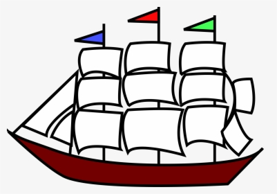 This Free Icons Png Design Of Sailing Ship 11 , Png - Sail Ship Clip Art, Transparent Png, Transparent PNG