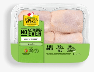 Thighs With No Antibiotics Ever - Foster Farms No Antibiotics Ever, HD Png Download, Transparent PNG