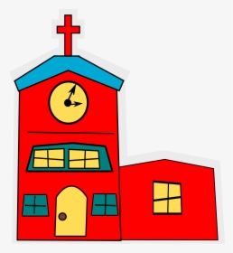 Black And White - Church Cartoon Images Png, Transparent Png, Transparent PNG