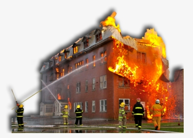 Building On Fire Png - Cartoon Building On Fire, Transparent Png, Transparent PNG