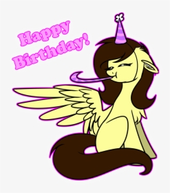 Whitehershey, Female, Happy Birthday, Hat, Mare, Oc,, HD Png Download, Transparent PNG