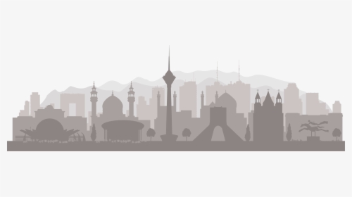 Leave A Reply Cancel Reply - Tehran Skyline Silhouette, HD Png Download, Transparent PNG