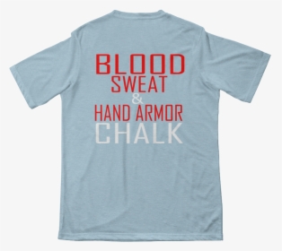 Hand Armor Powerlifting Fb Agency Text With Bars Blood - Active Shirt, HD Png Download, Transparent PNG